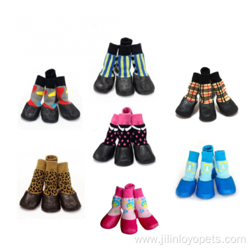 Waterproof dog socks non slip oem